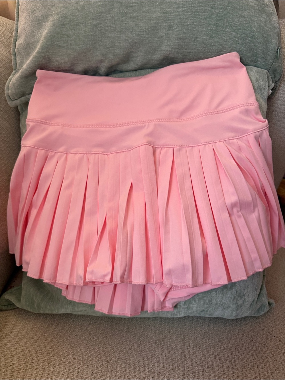 Women’s Pink Pleated Skater Skirt - Classic Circle Silhouette